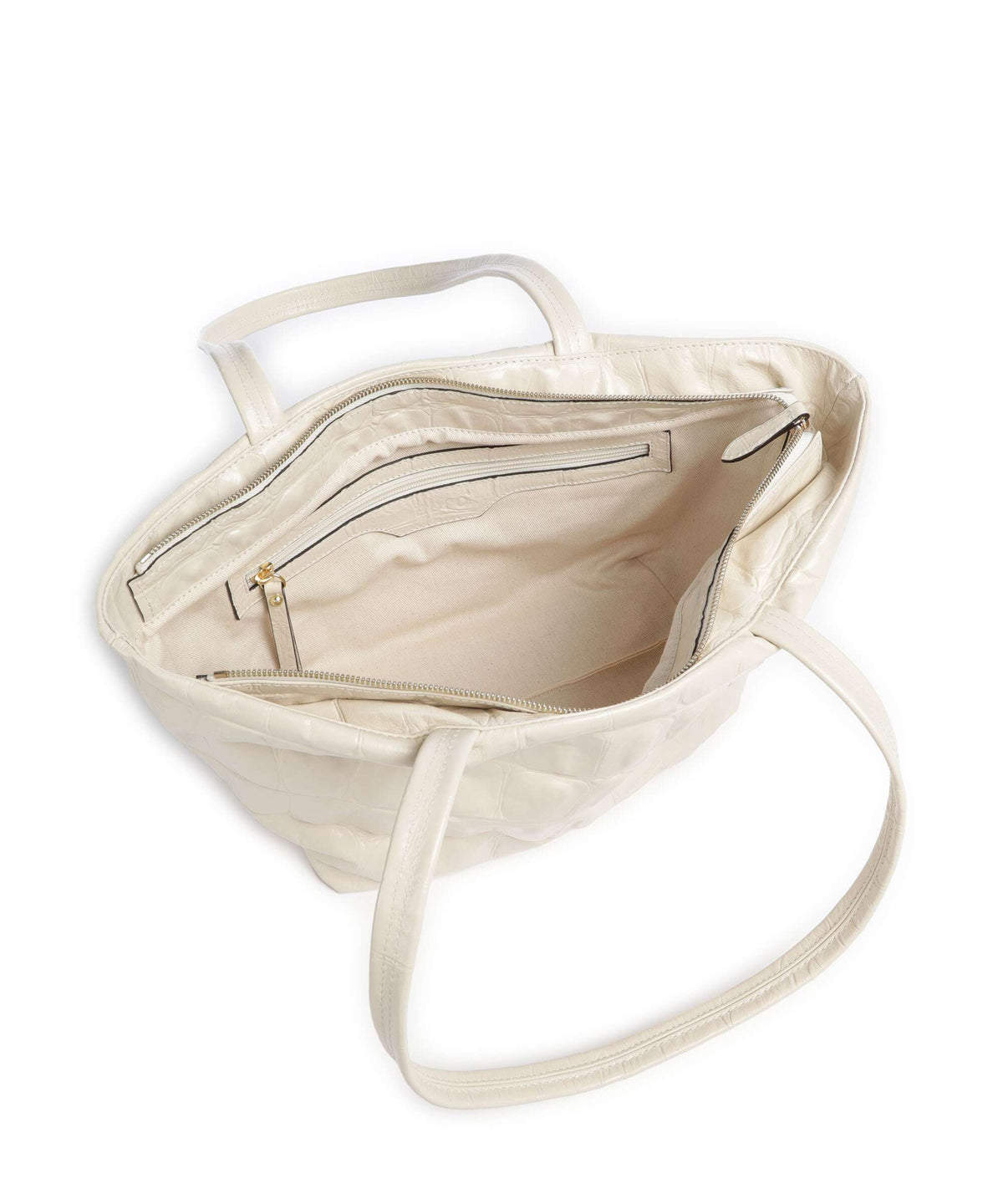 Abro Maxi Cocco Alba Shoulder bag milk