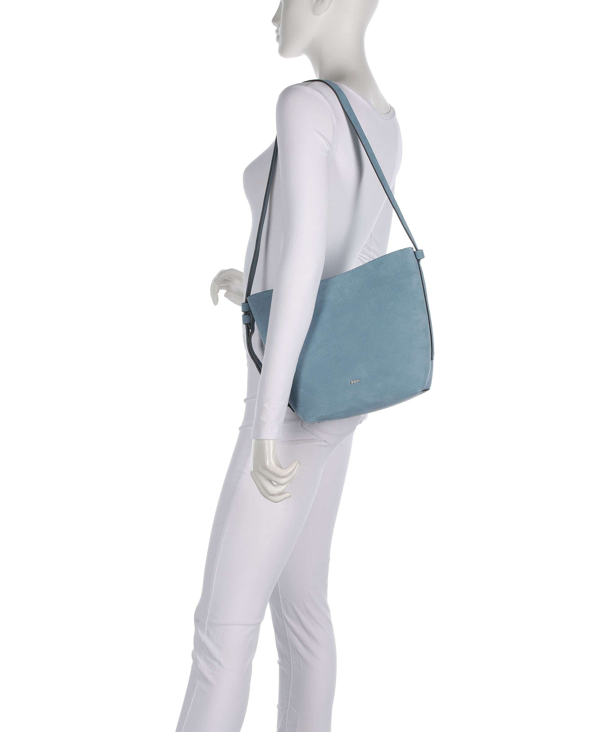 Abro Suede Cosmo Crossbody bag sapphire