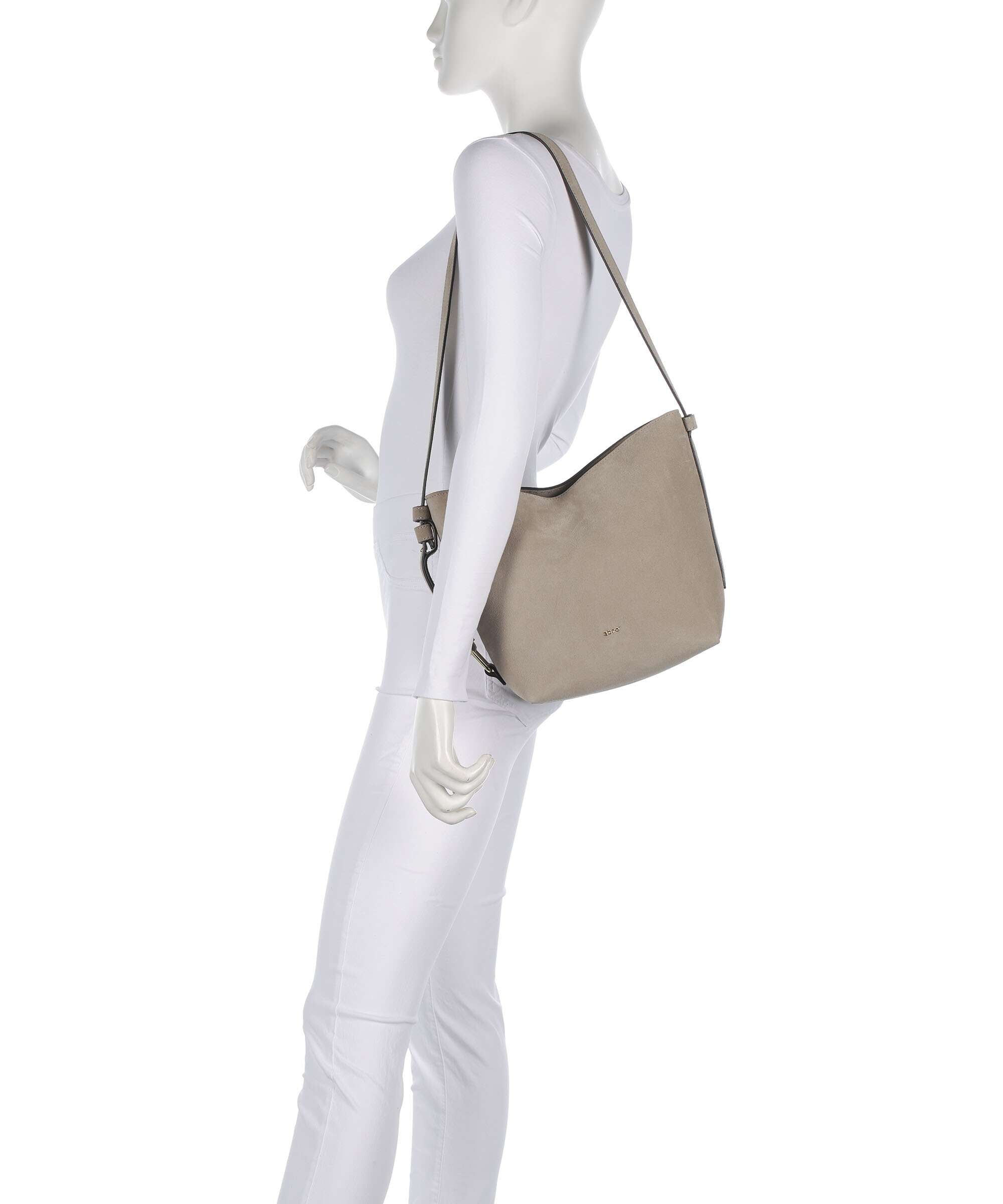 Abro Suede Cosmo Crossbody bag siena
