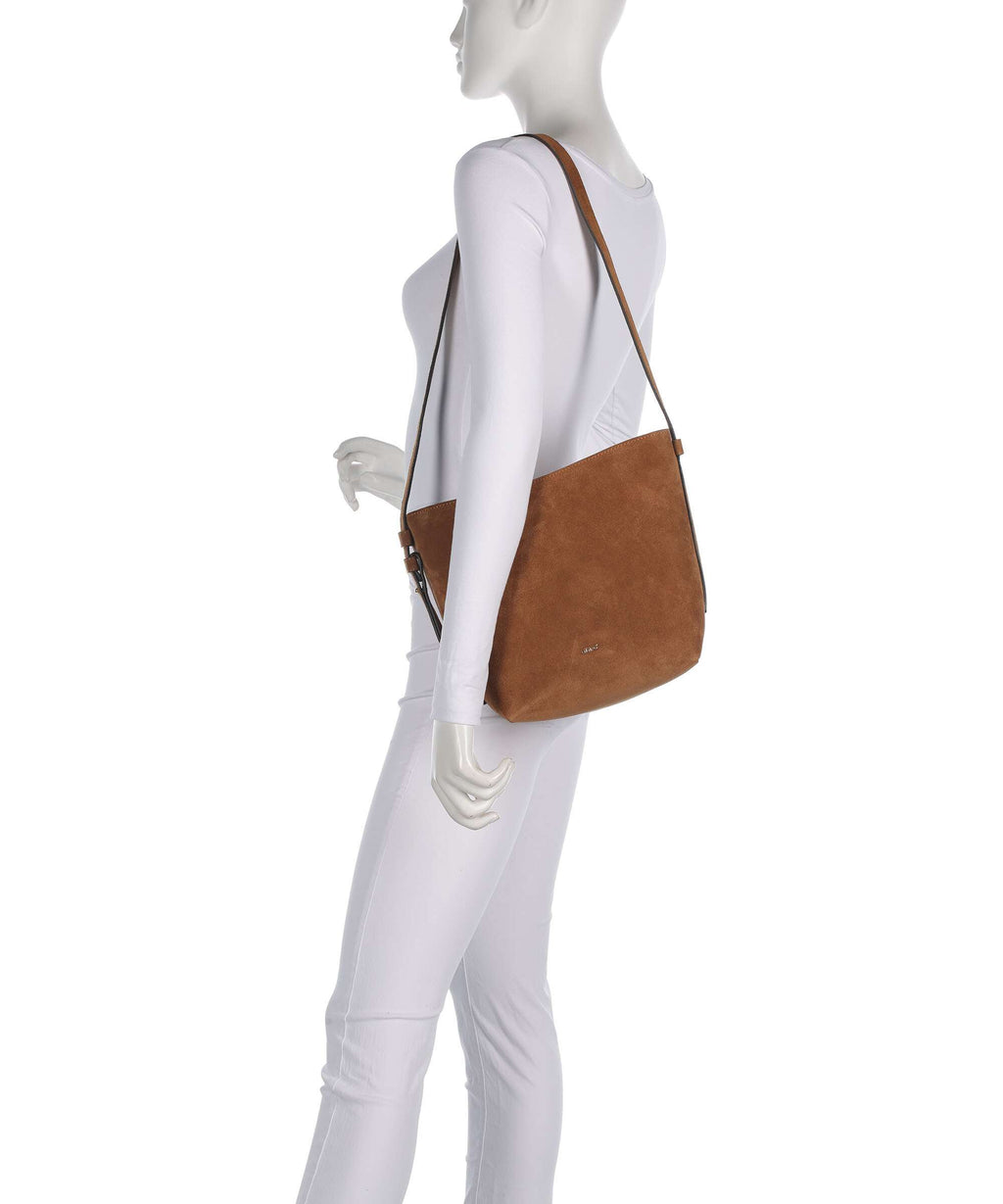 Abro Suede Cosmo Crossbody bag cuoio