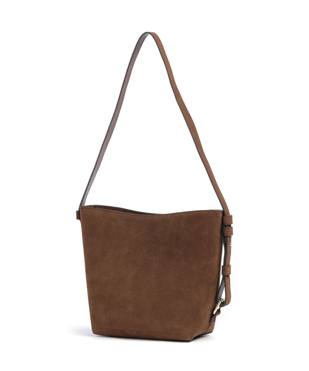 Abro Suede Cosmo Crossbody bag wood