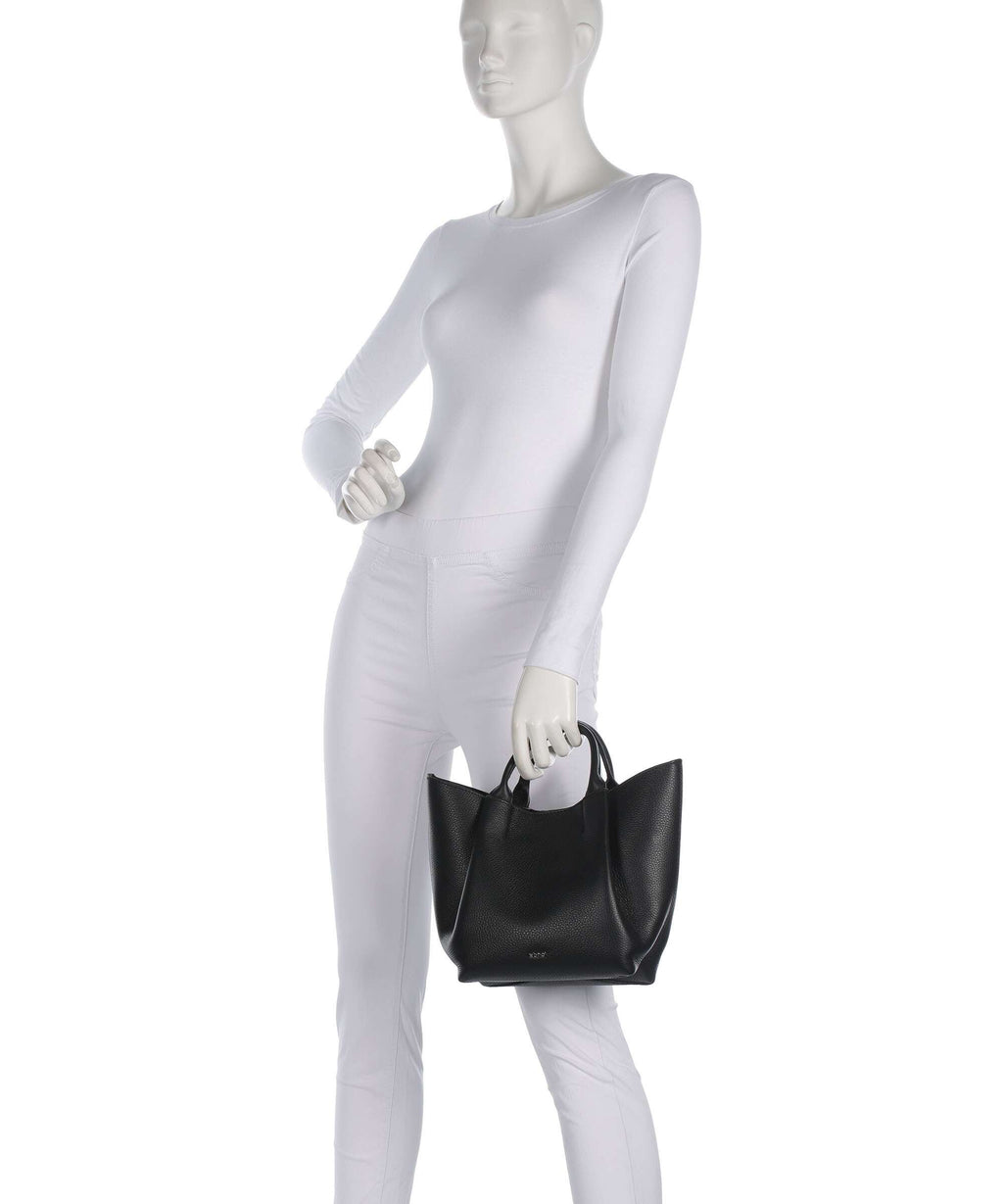 Abro Agave Essential Small Handbag black/nickel