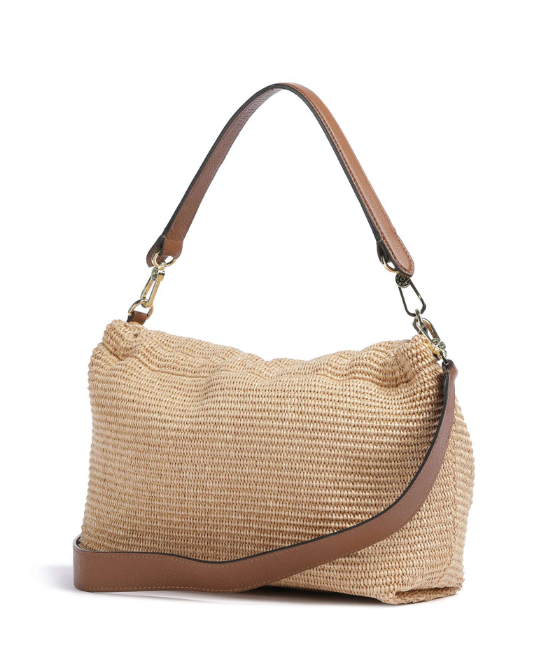 Abro Raffia Classica Temi Large Shoulder bag natural