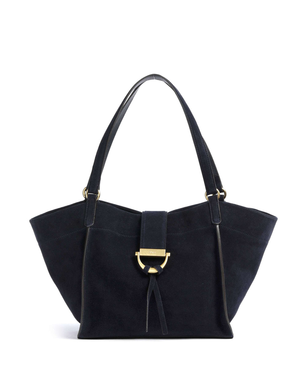 Abro Suede Temi Tote bag navy