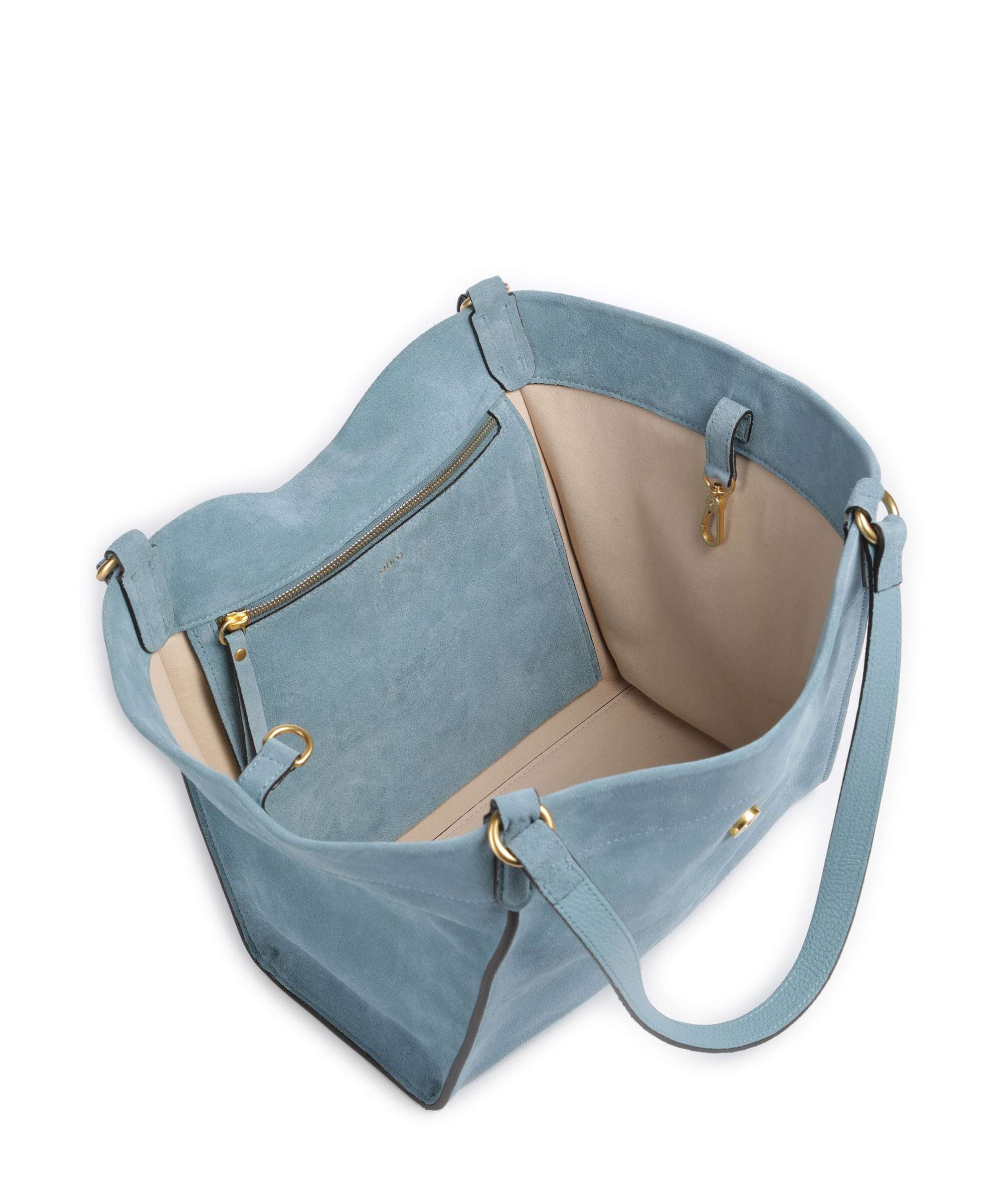 Abro Suede Temi Tote bag sapphire