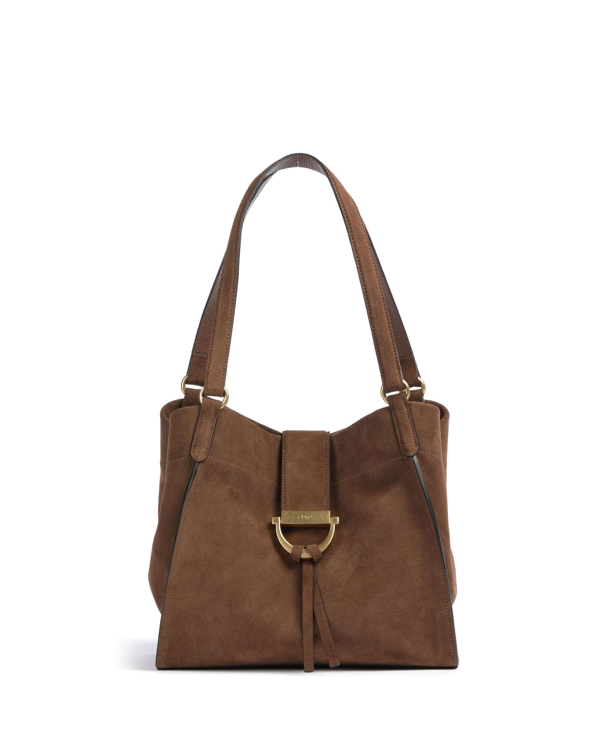 Abro Suede Temi Tote bag wood