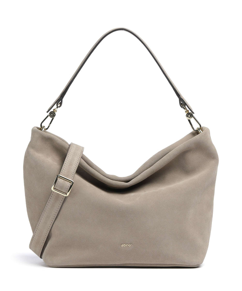 Abro Suede Ebony Hobo bag siena
