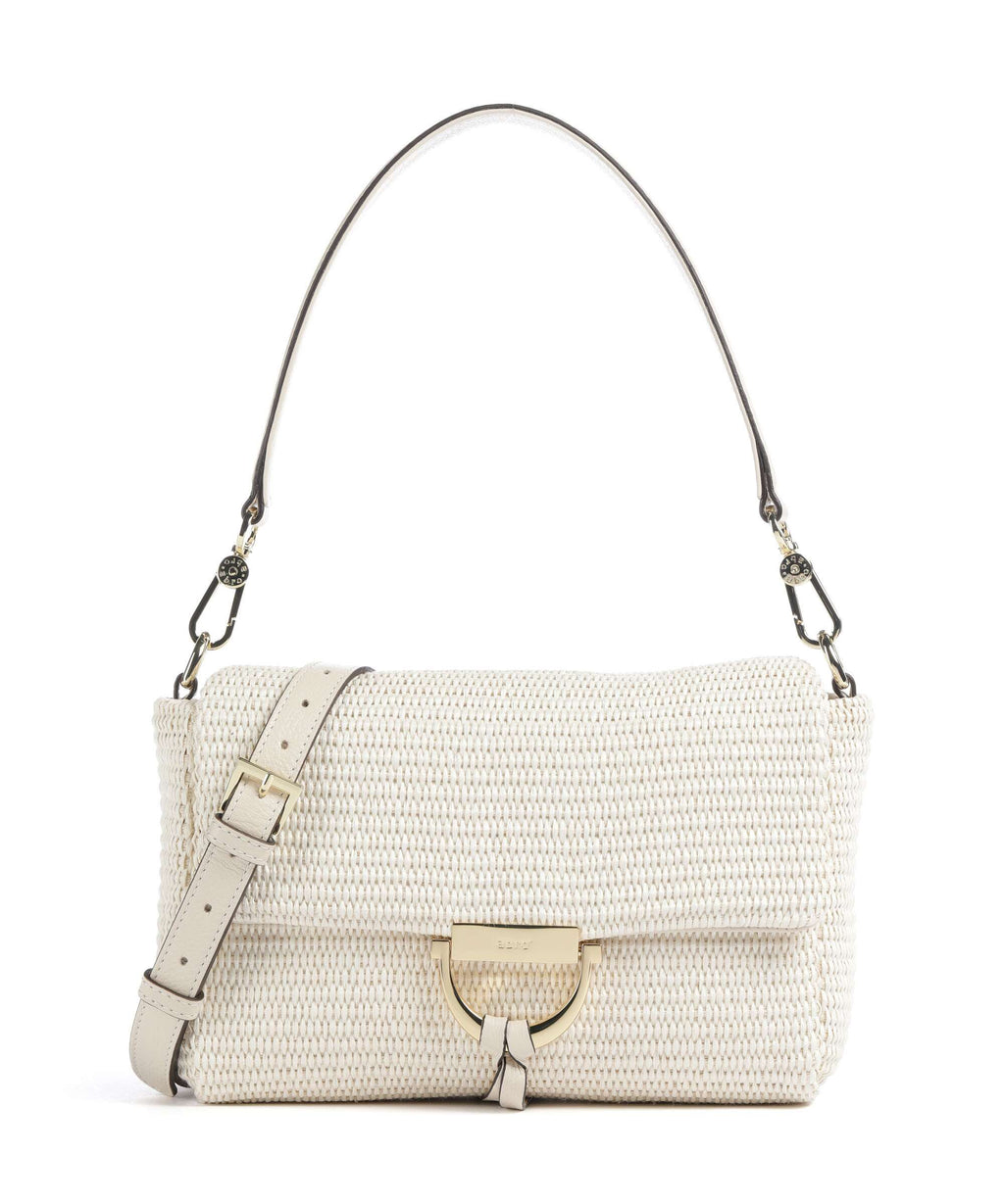 Abro Raffia Classica Temi Shoulder bag beige