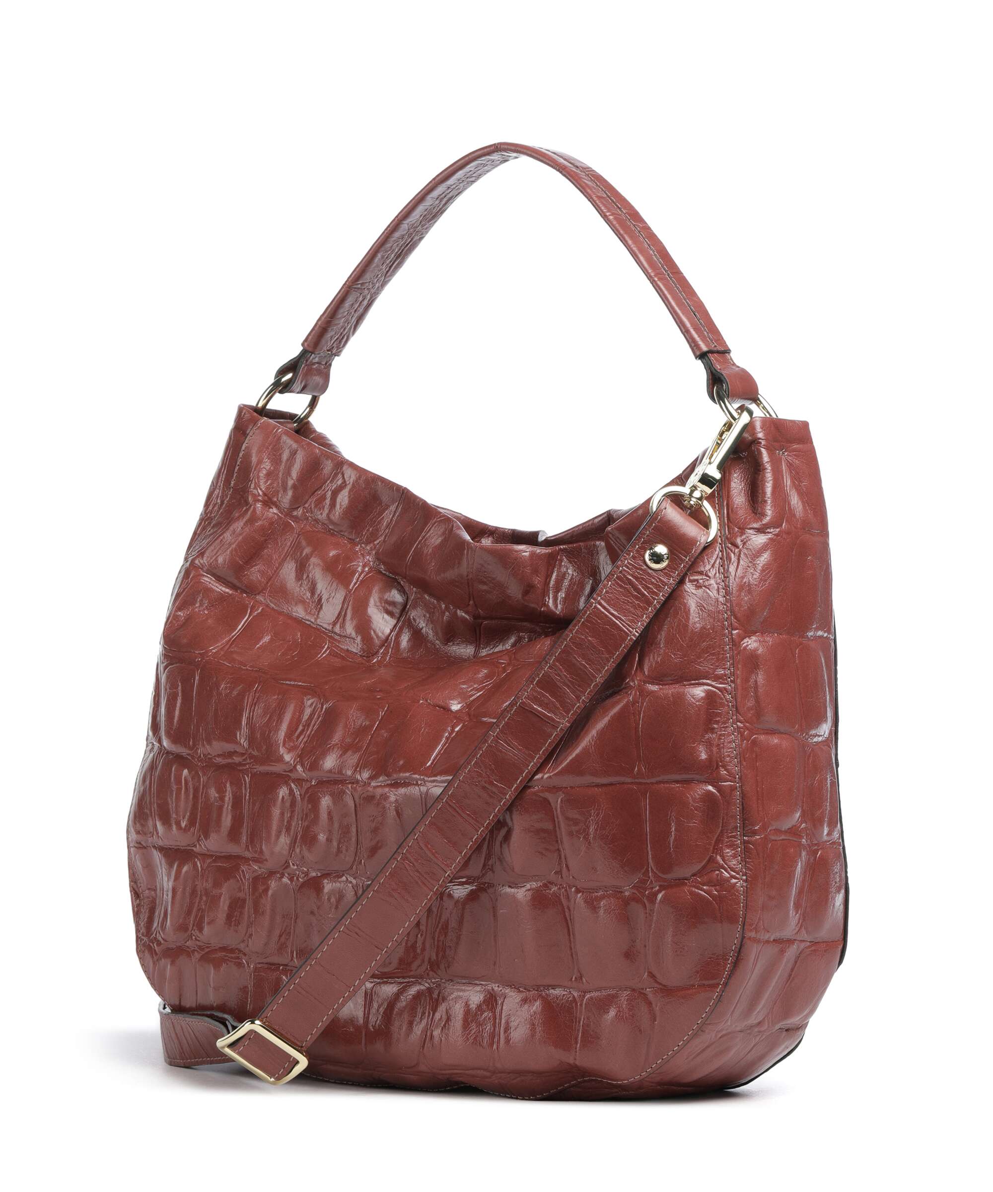 Abro Maxxi Cocco Mia Hobo bag rosewood