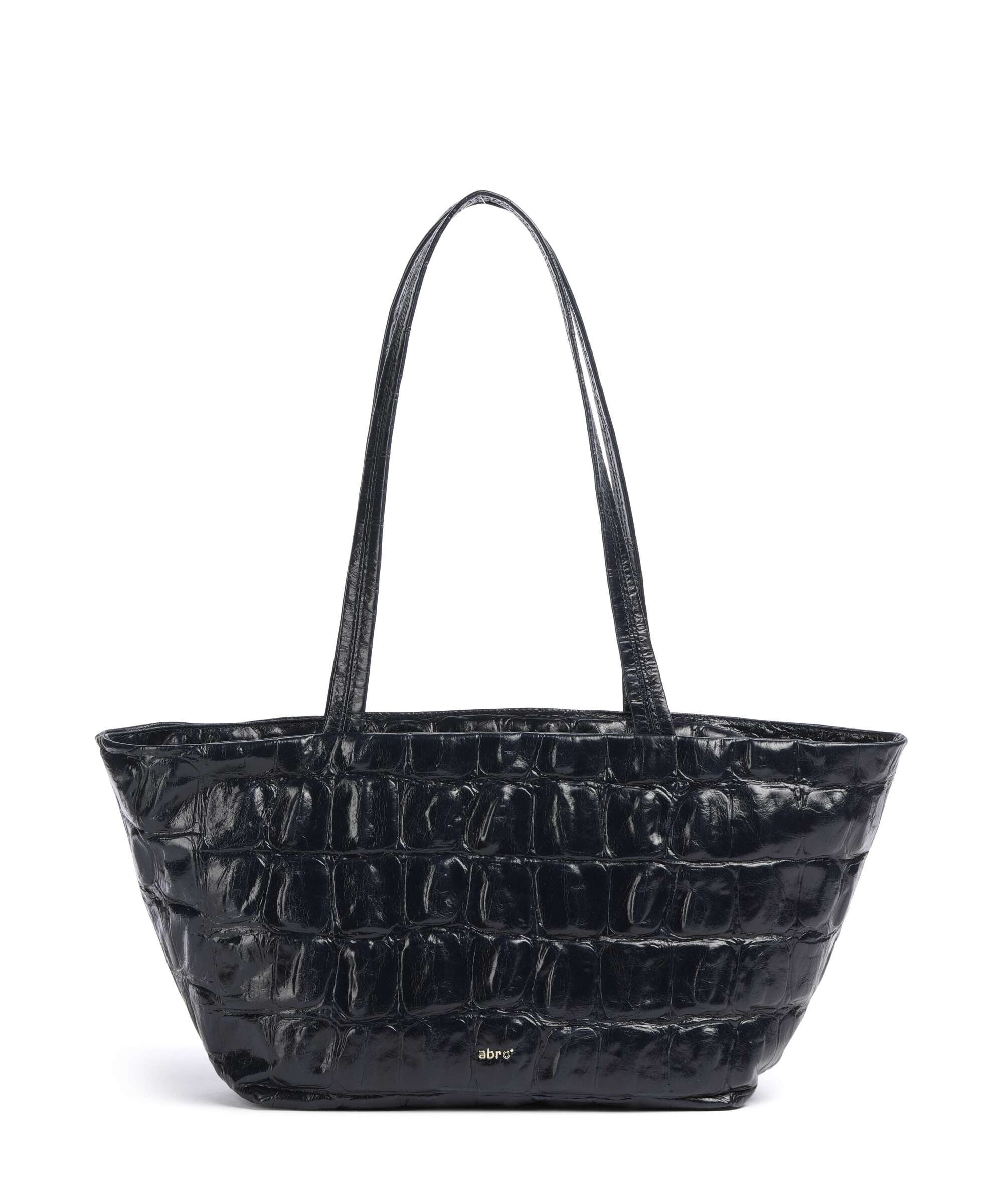 Abro Maxxi Cocco Alba Tote bag navy