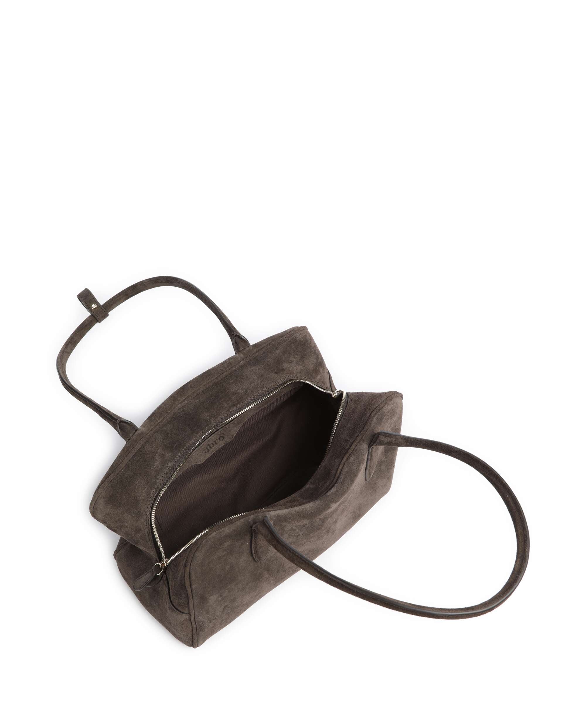 Abro Suede Amara Shoulder bag dark brown