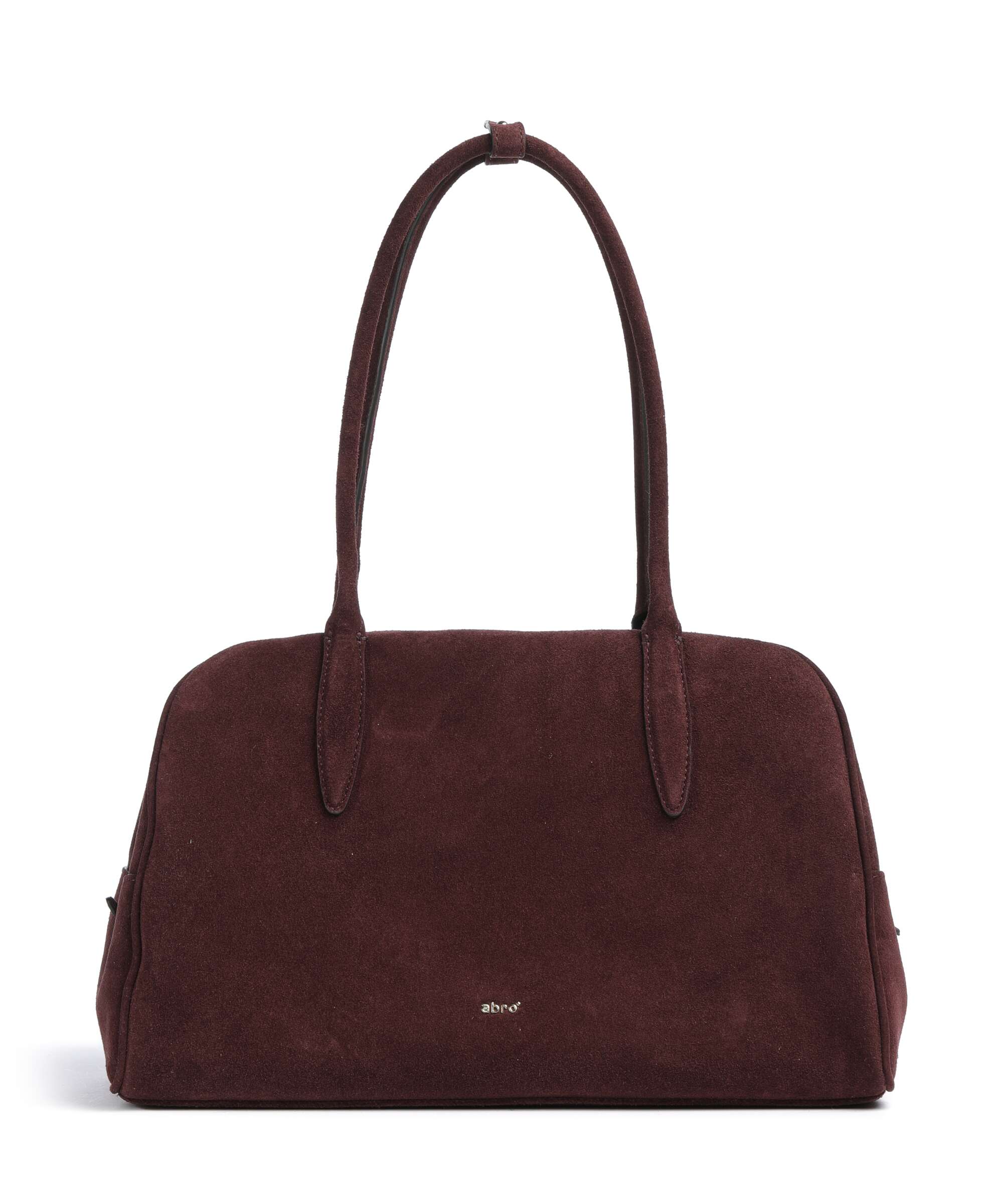 Abro Suede Amara Shoulder bag burgundy