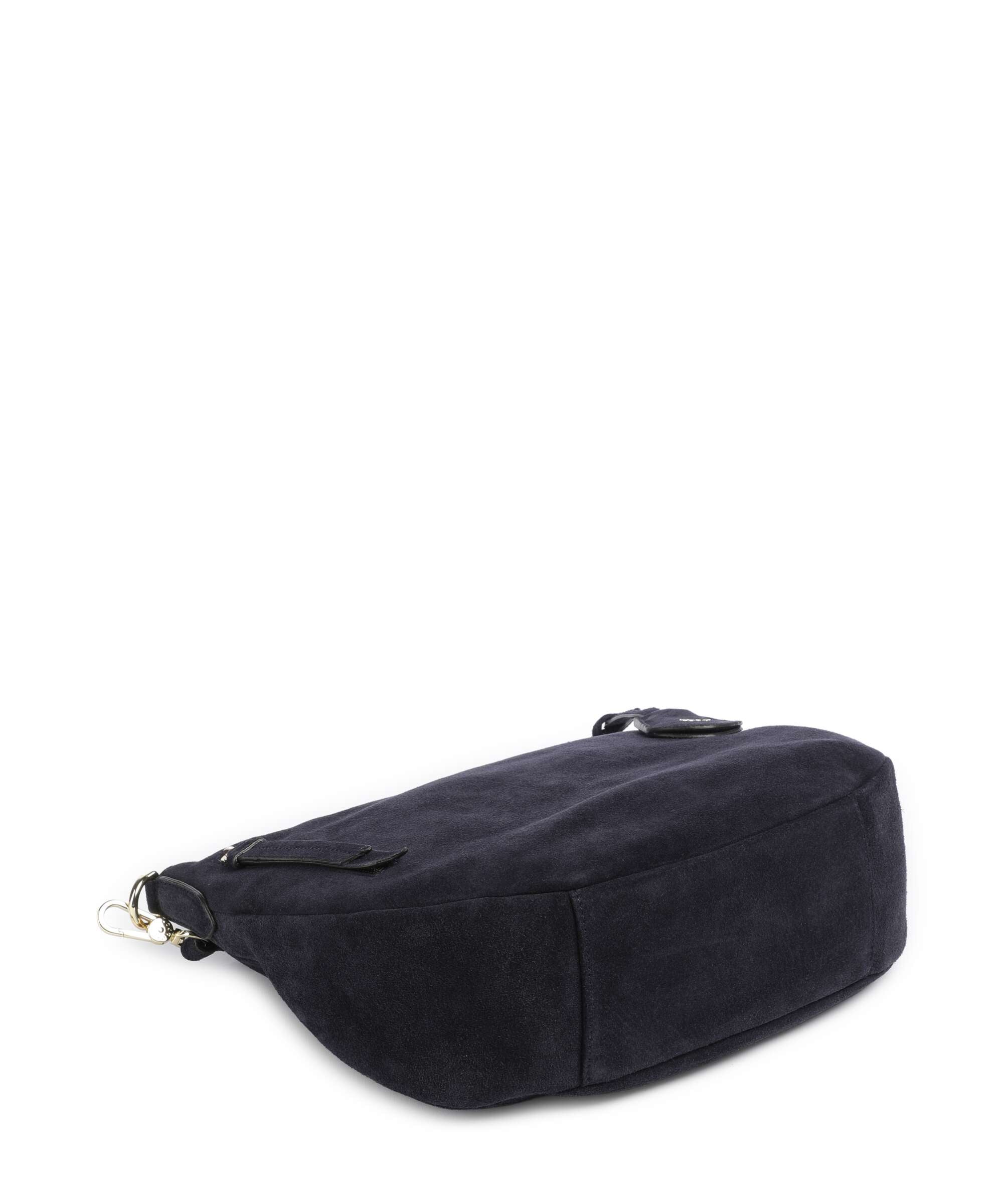 Abro Suede Juna Small Hobo bag navy
