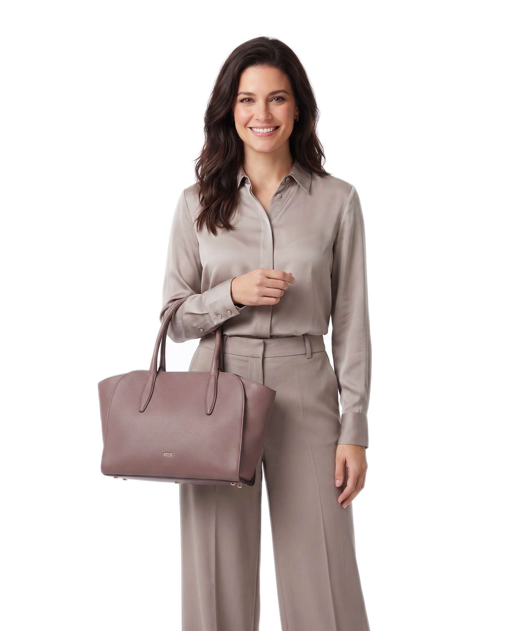 Abro Agave Blossom Small Handbag rosewood