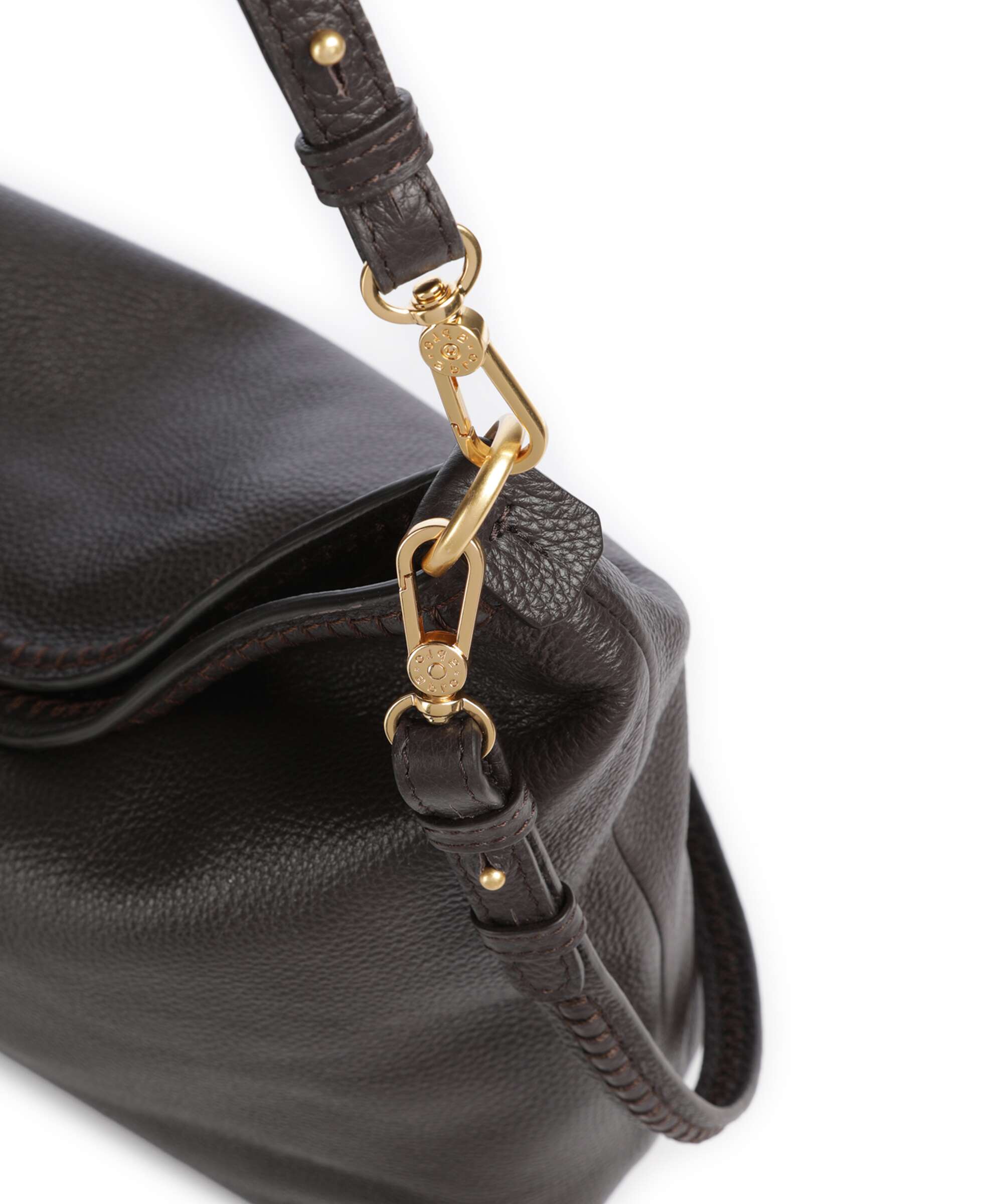 Abro Agave Signature Hobo bag dark brown
