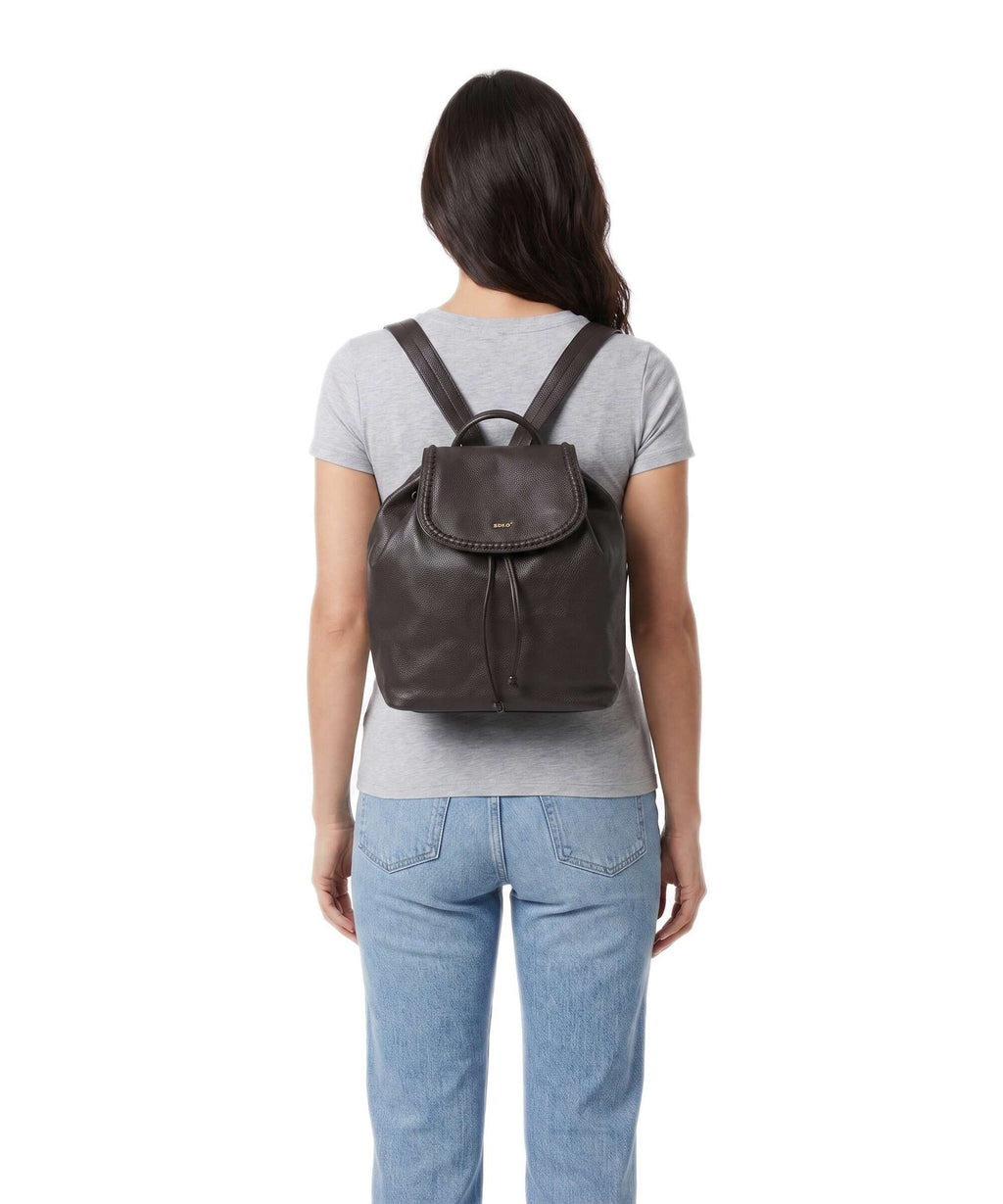 Abro Agave Signature Backpack dark brown