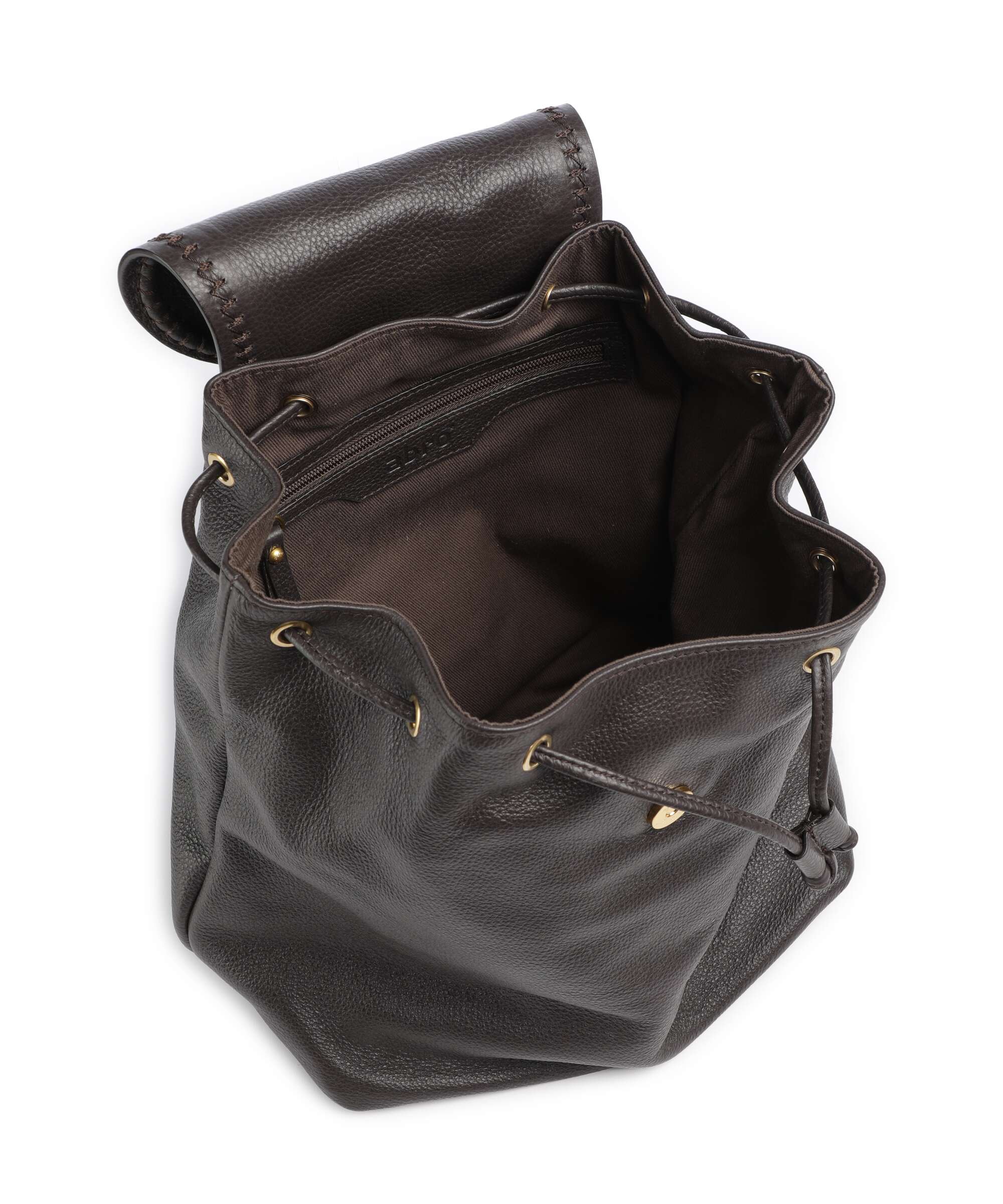 Abro Agave Signature Backpack dark brown