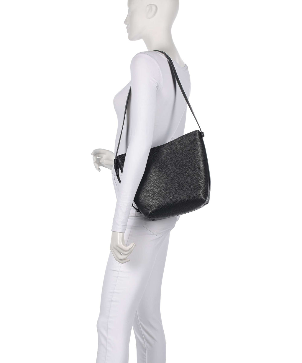 Abro Tekla Cosmo Hobo bag black/nickel