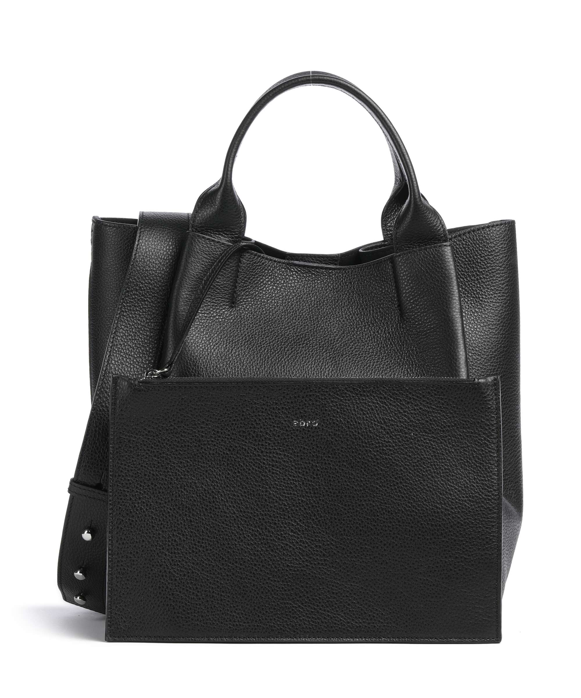 Abro Agave Essential Medium Handbag black/nickel