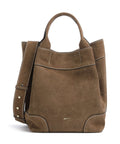 Abro Suede Essential Medium Handbag khaki