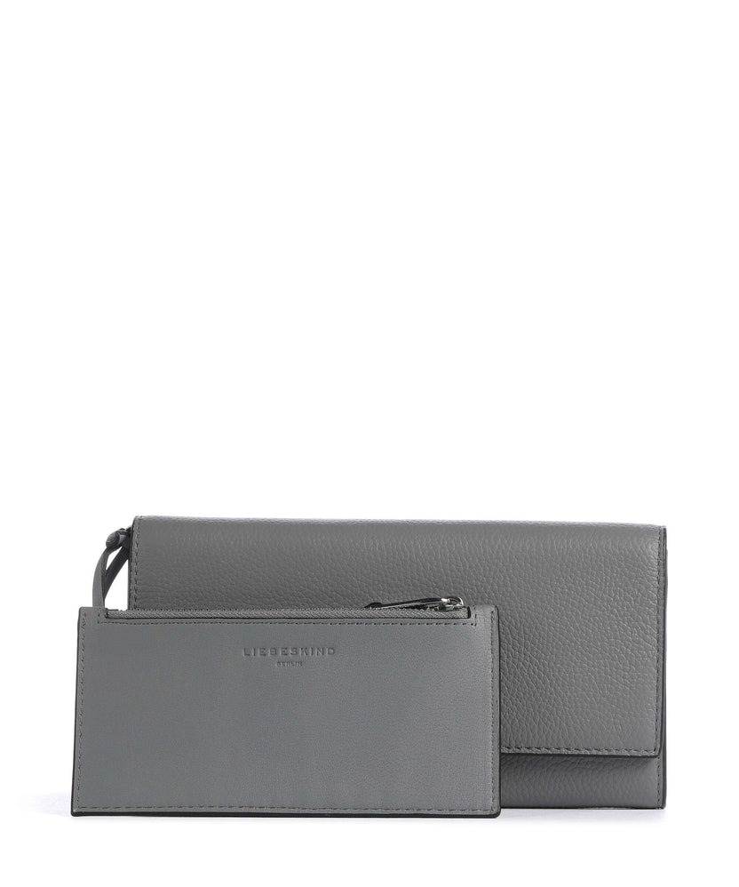Liebeskind Lora Valentina Small Pebble Wallet grigio