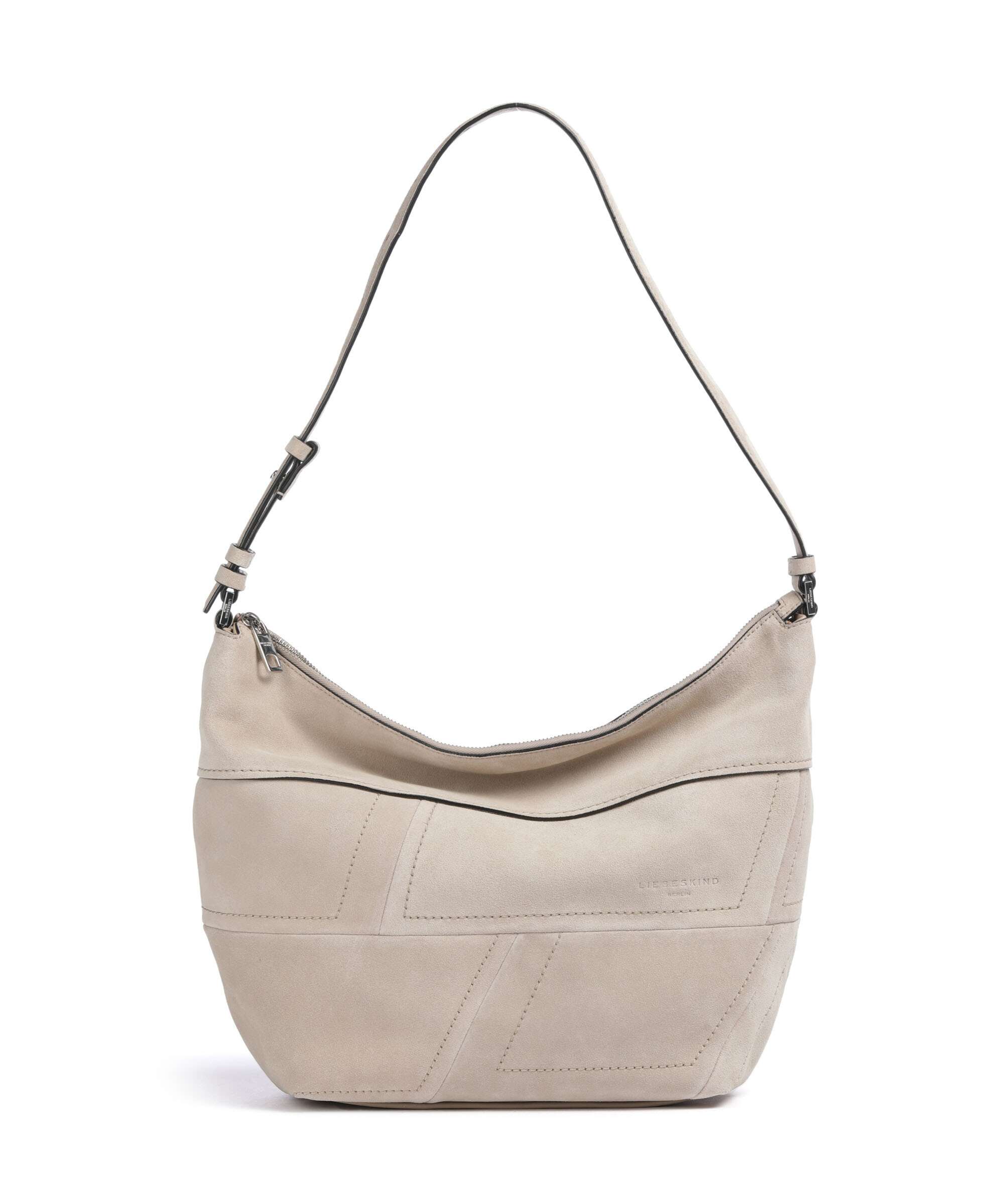 Liebeskind Edda Promo Suede M Hobo bag stone
