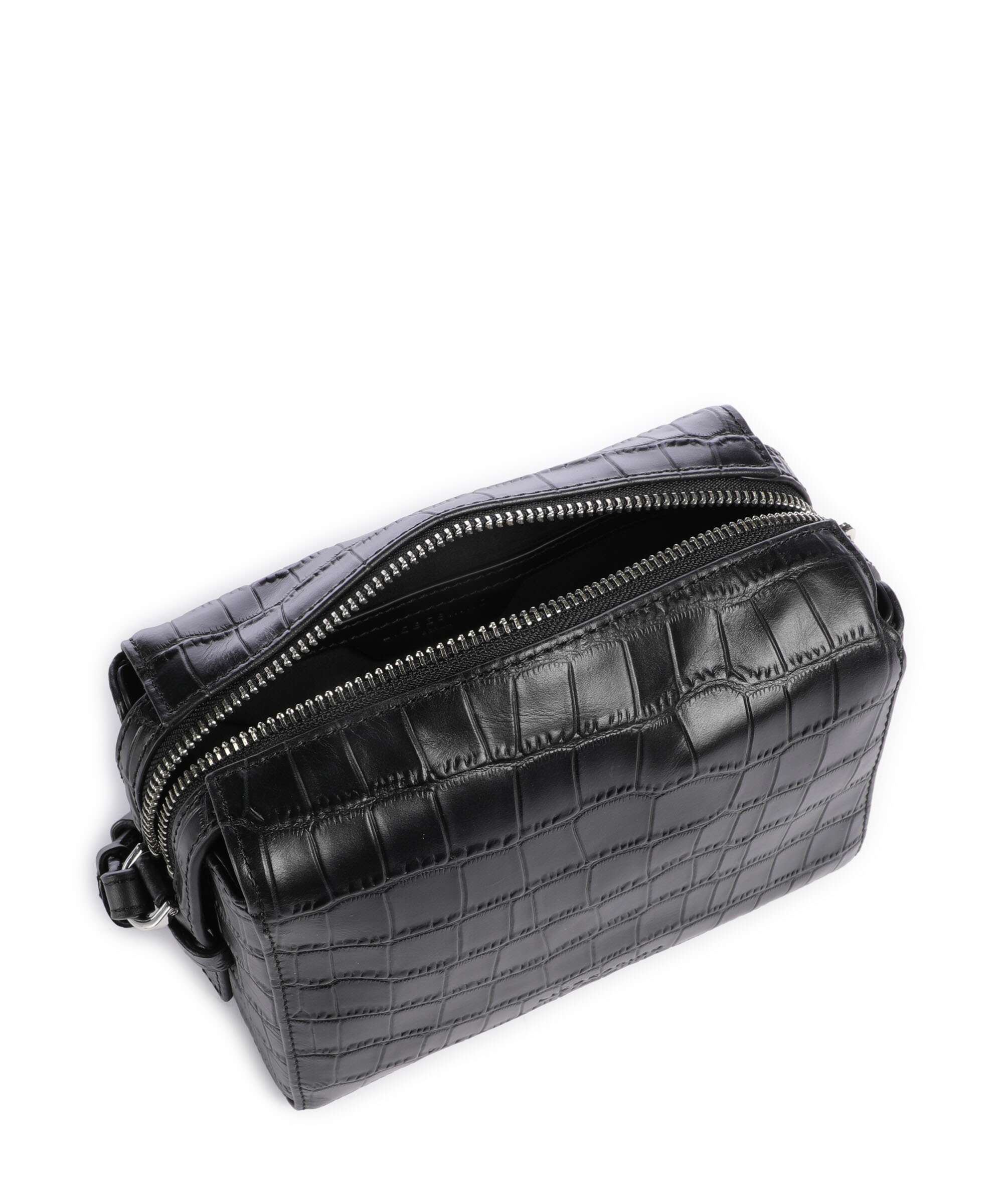 Liebeskind Lou 2 New Croco S Crossbody bag black