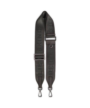 Liebeskind Pasek do torebki dark grigio