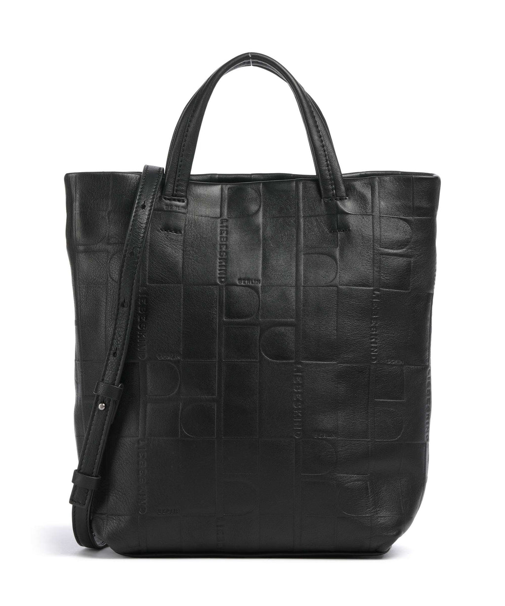 Liebeskind Hera Monogram Sheep Natural M Handbag black