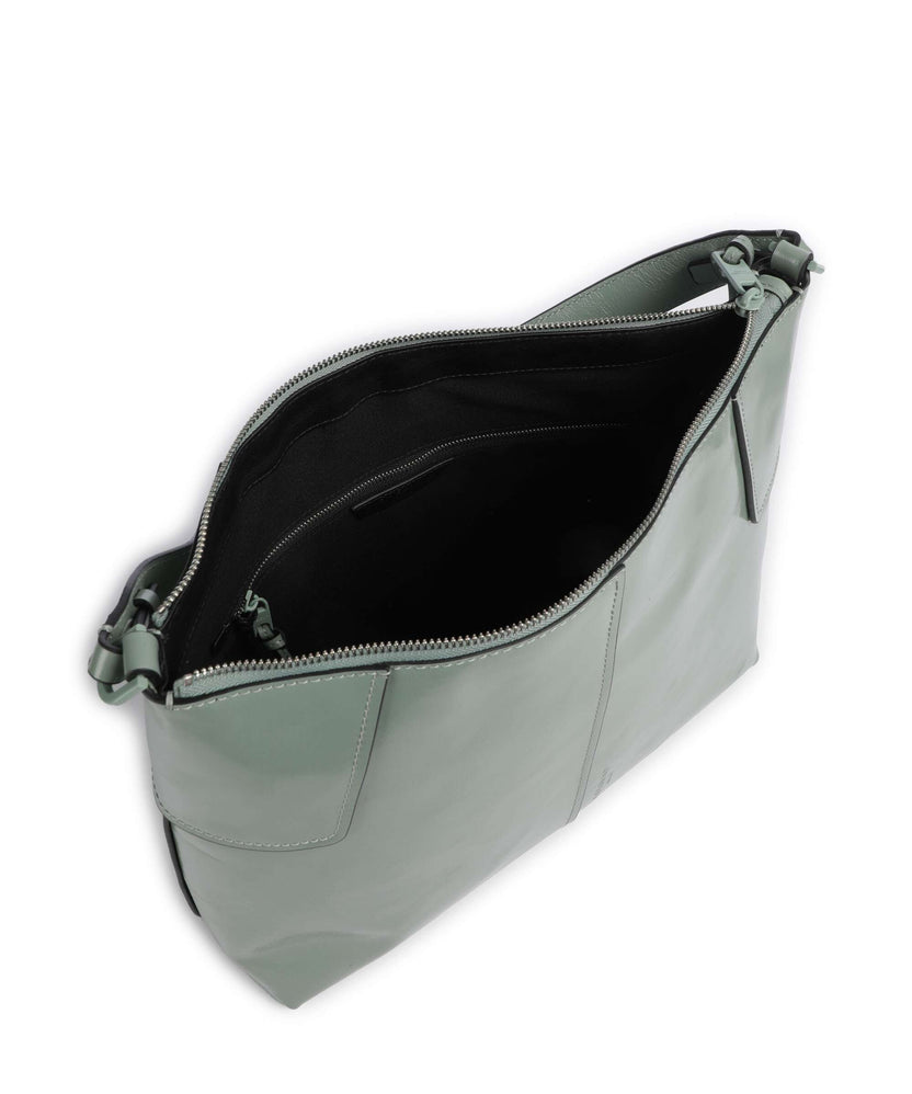 Liebeskind Mila Lack Distressed M Hobo bag forest green