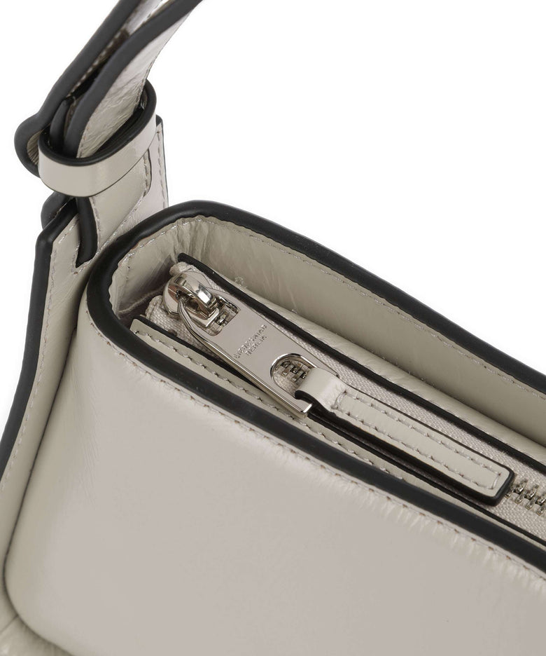 Liebeskind Franzis Lack Distressed S Shoulder bag milk