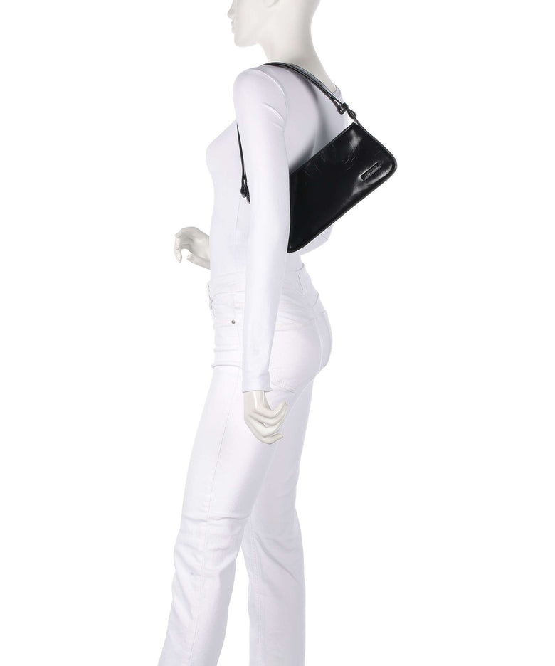 Liebeskind Franzis Lack Distressed S Shoulder bag black