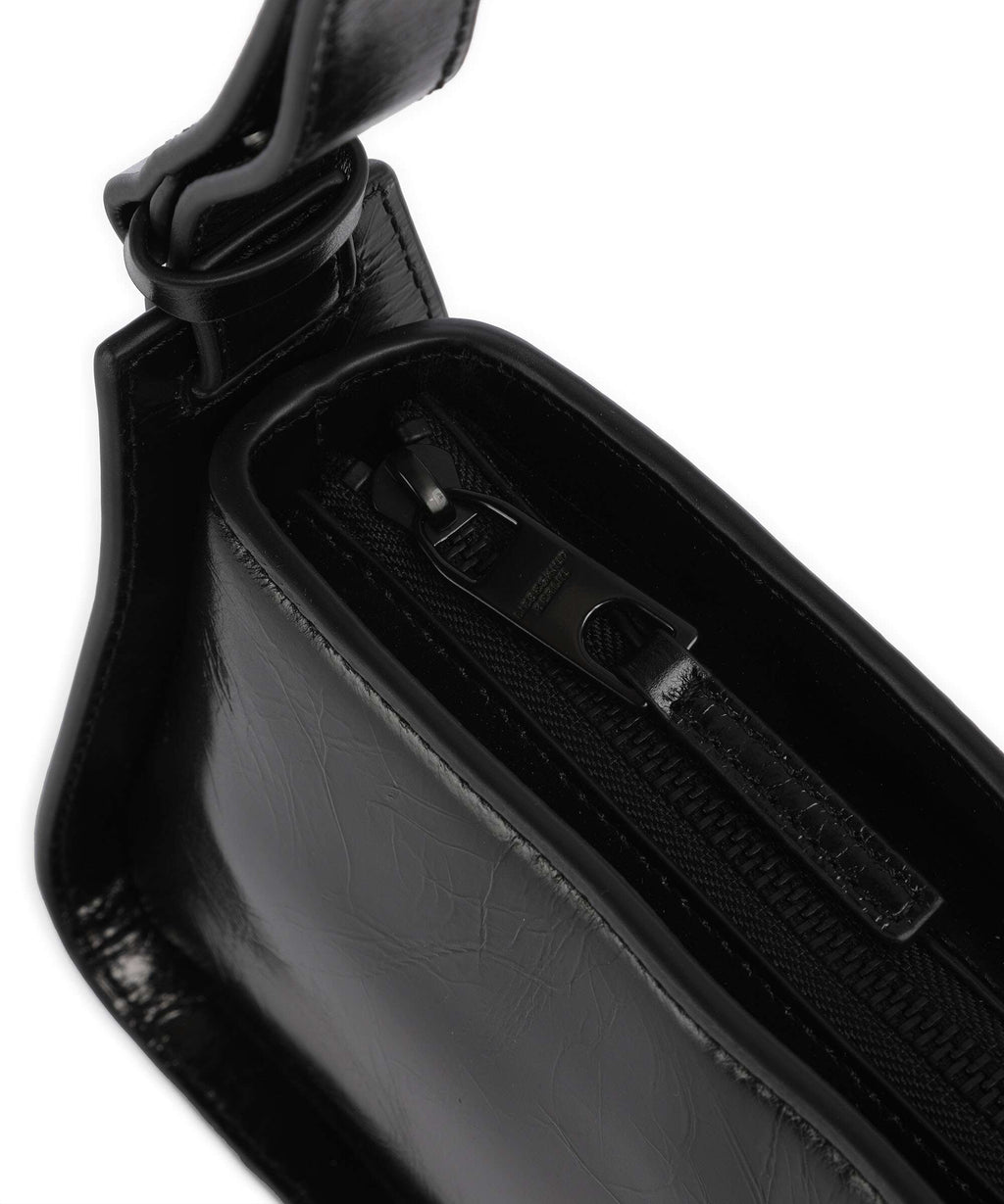 Liebeskind Franzis Lack Distressed S Shoulder bag black