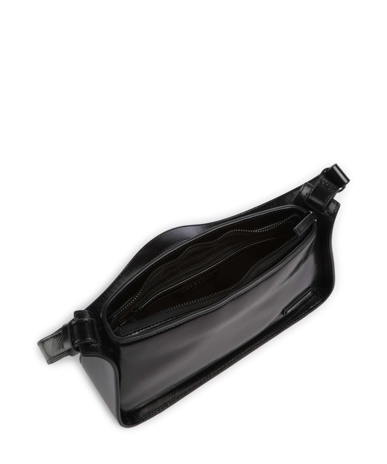 Liebeskind Franzis Lack Distressed S Shoulder bag black