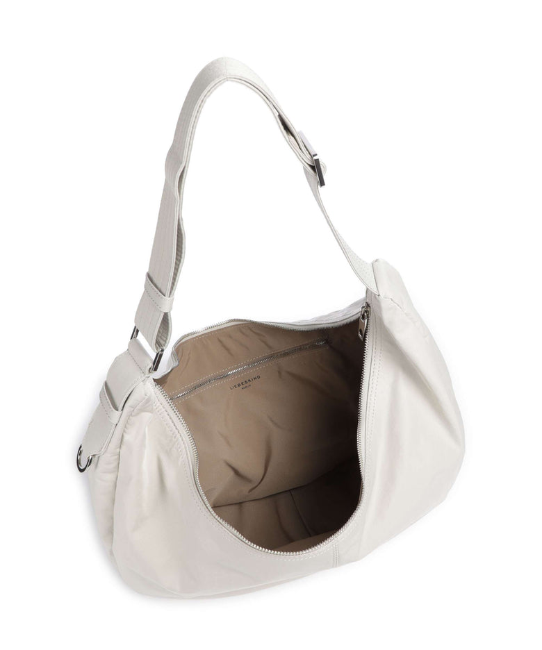 Liebeskind Moon Nylon M Hobo bag milk