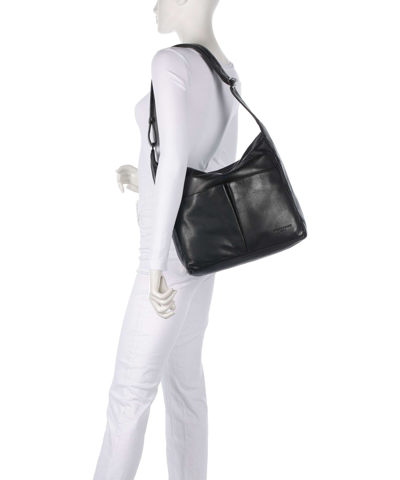 Liebeskind Hera Sheep Natuarl M Hobo bag black