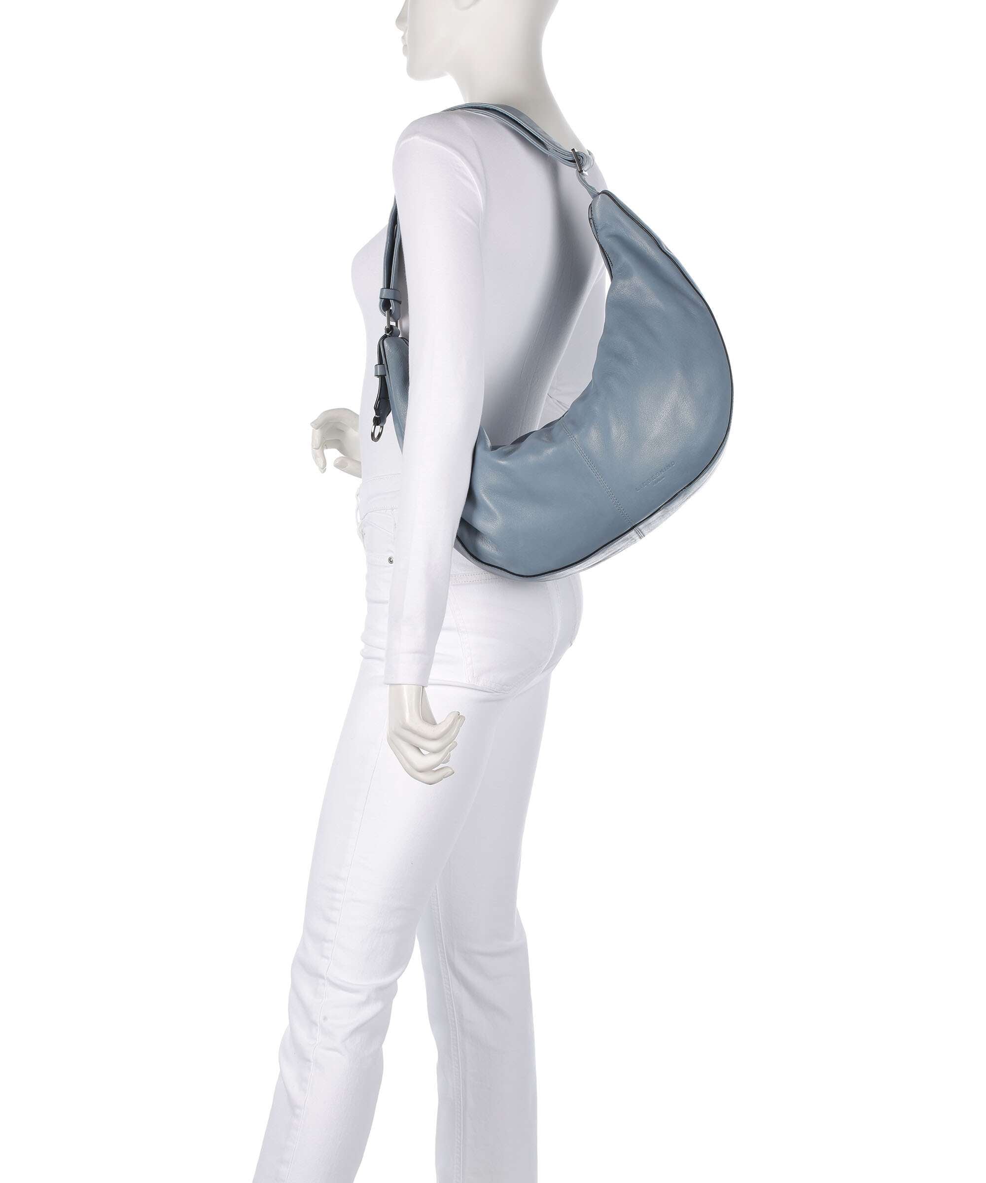 Liebeskind Moon Sheep Natural M Hobo bag blue heaven