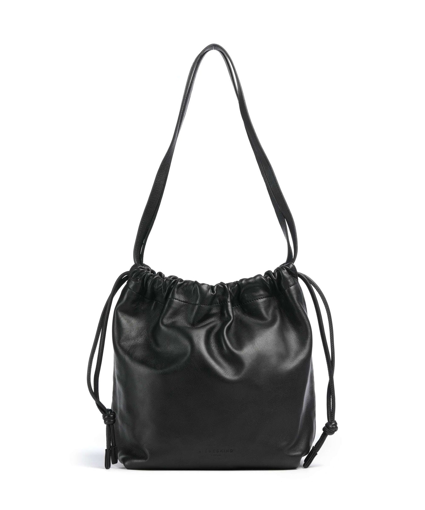 Liebeskind Lya Sheep Natural M Bucket bag black