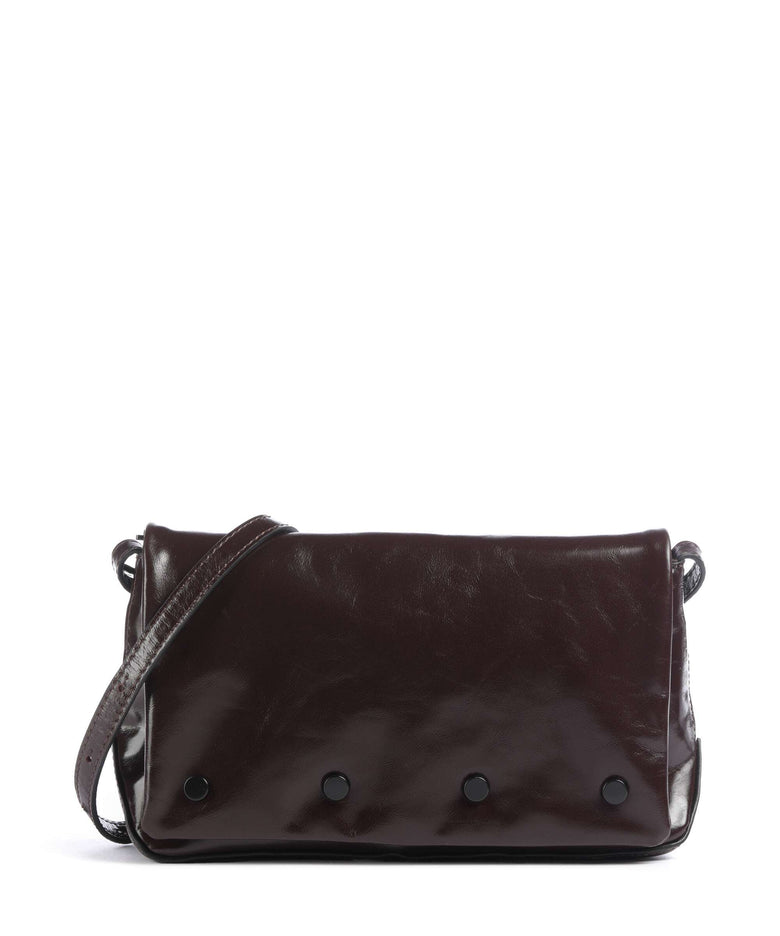 Liebeskind Rive Paper Touch Crinkle S Crossbody bag burgundy