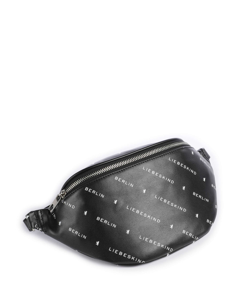 Liebeskind Monogram Soft Nappa M Belt bag black