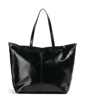 Liebeskind Rive Paper Touch Crinkle L Torba na zakupy black