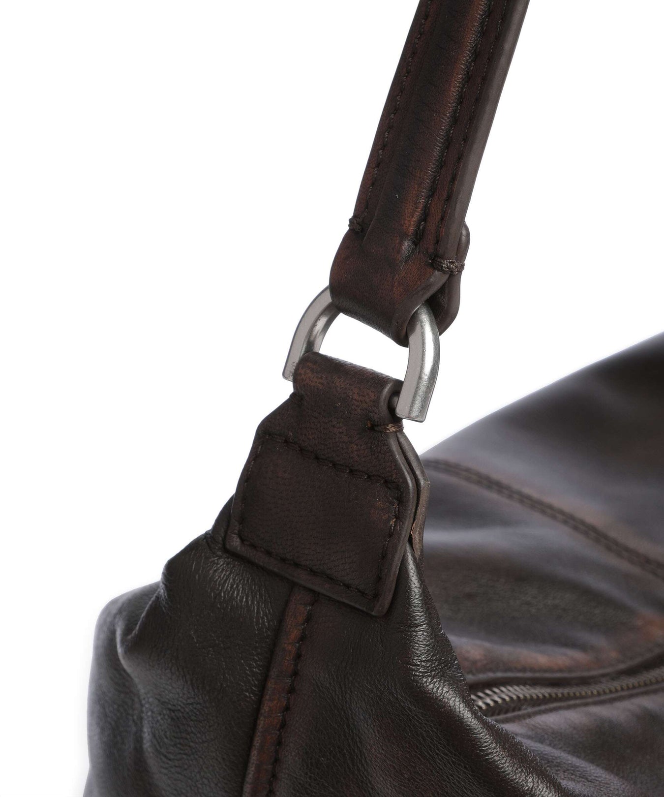 Liebeskind Andrea Lamb Snowcem M Hobo bag roasted coconut