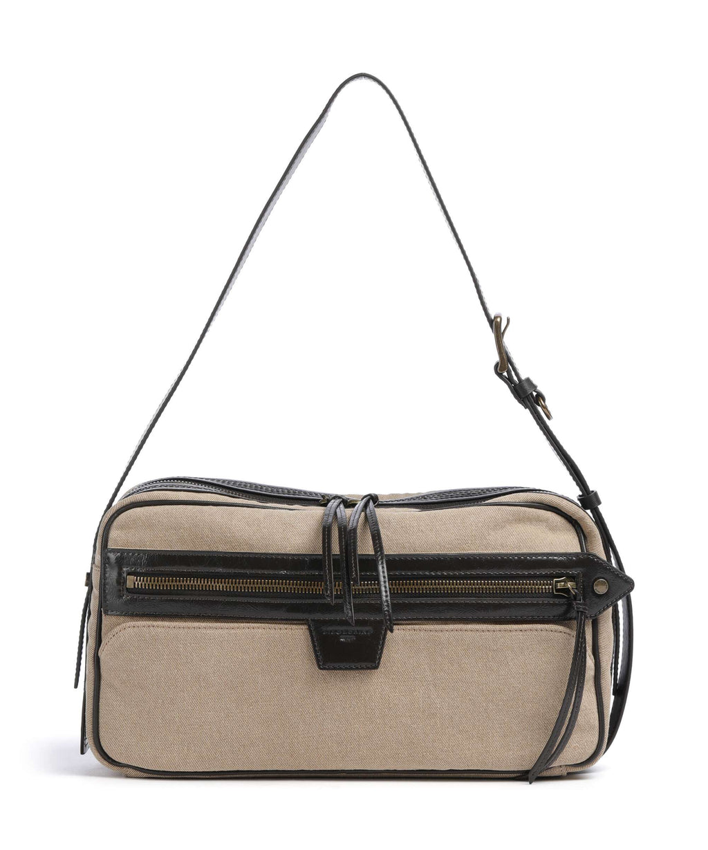 Liebeskind Juno Denim M Shoulder bag beige