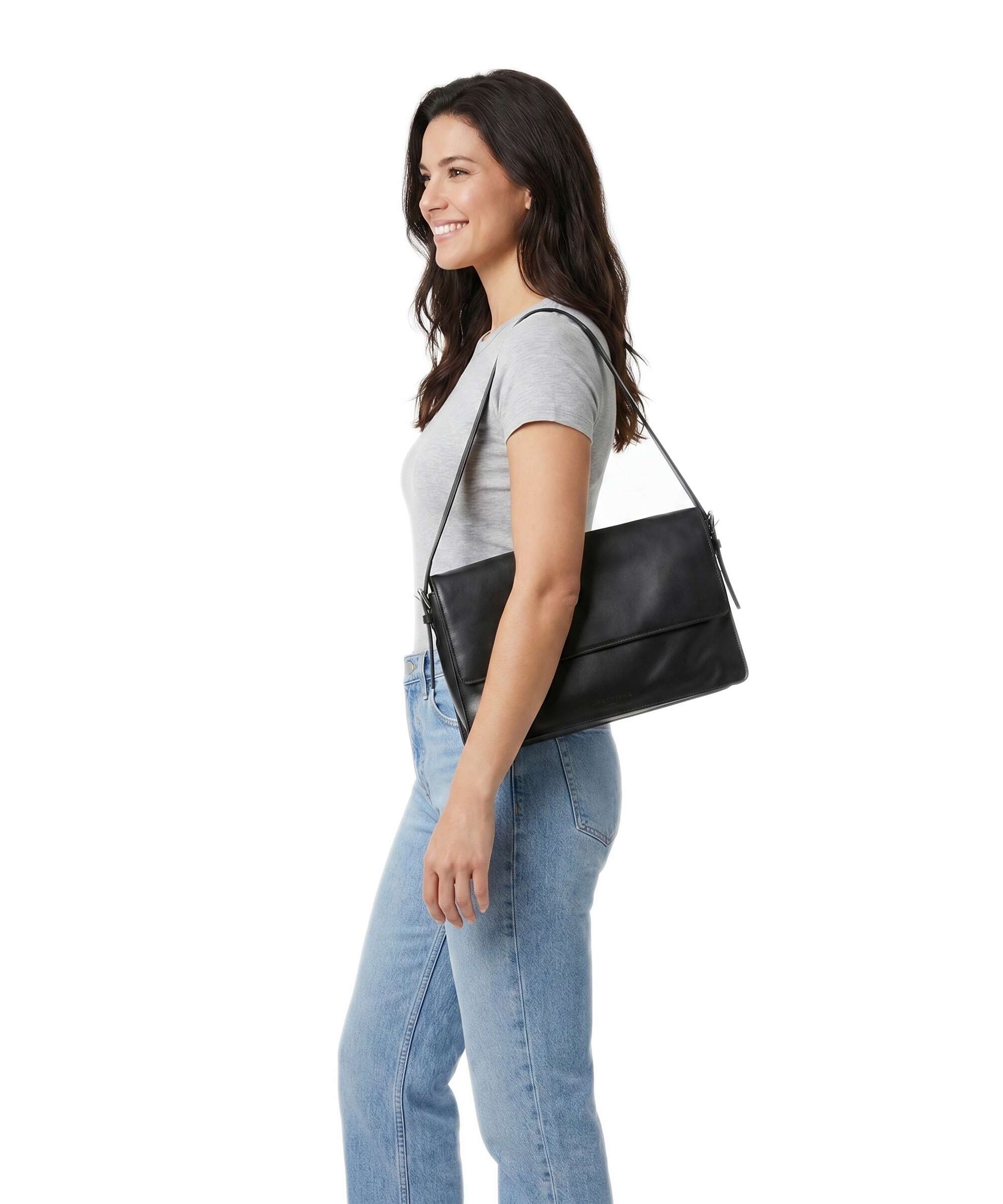 Liebeskind Audrey Recycled Soft Calf M Shoulder bag black