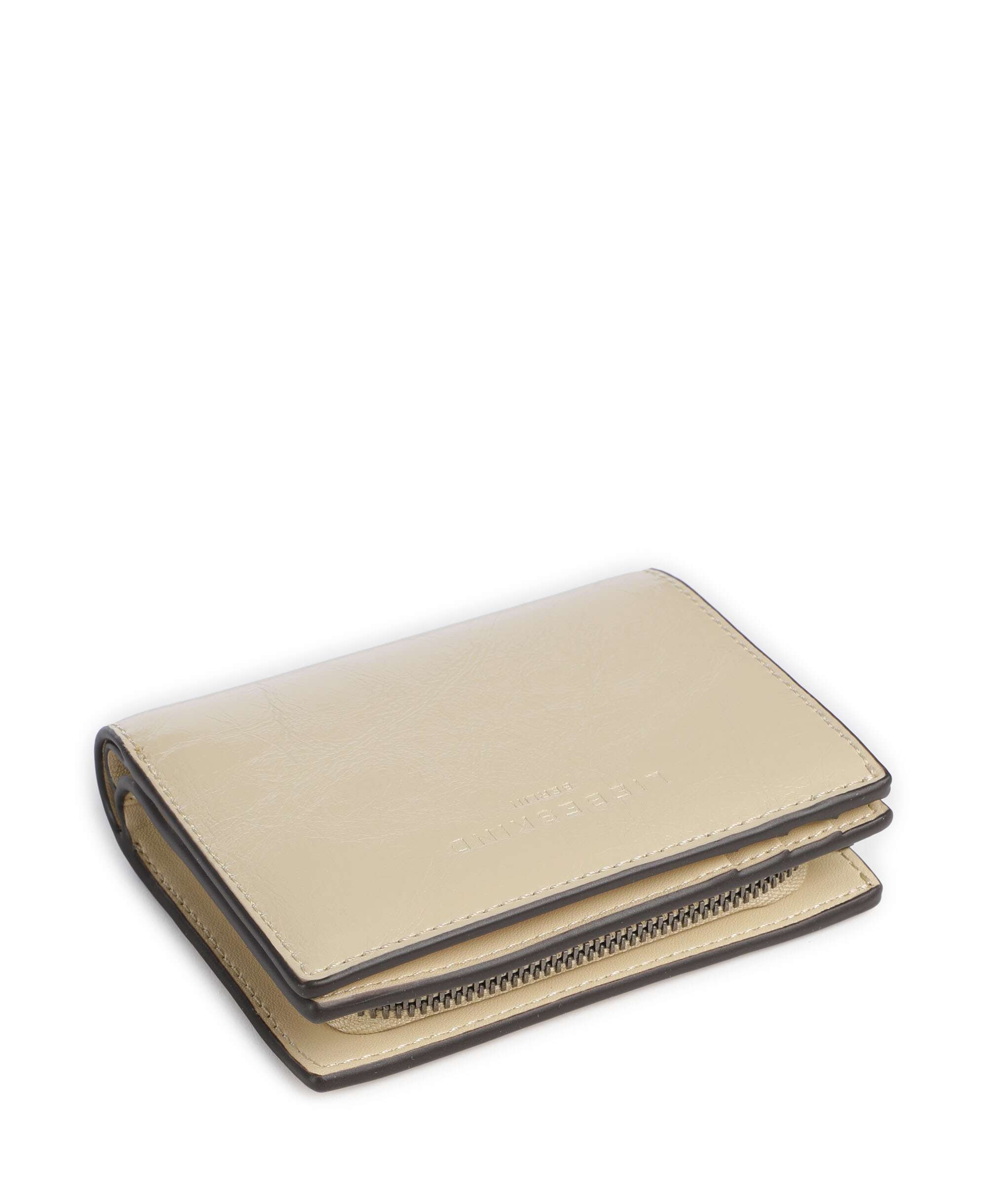 Liebeskind Thea Audrey Recycled Lack Distressed M Wallet biscotti