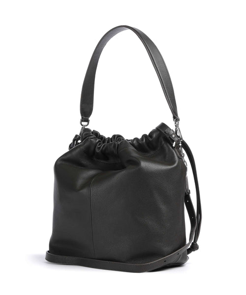 Liebeskind Lya II Small Pebble M Bucket bag deep soil