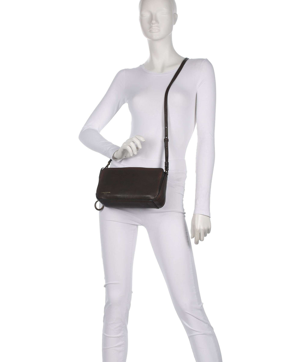 Liebeskind Clarice II Vintage Pebble M Crossbody bag deep soil