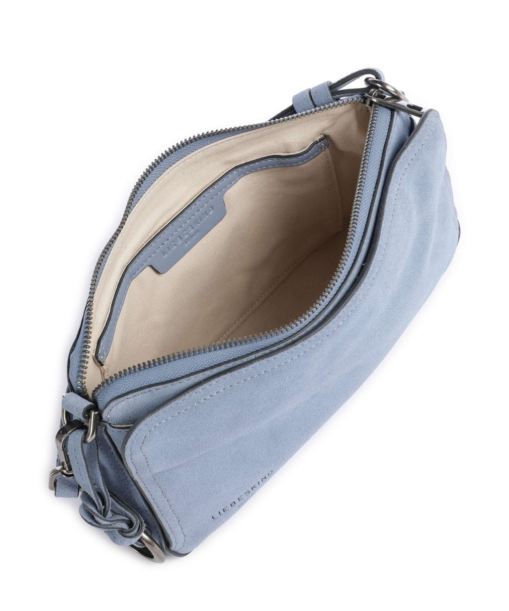 Liebeskind Clarice II Hydro Suede M Crossbody bag flower blue