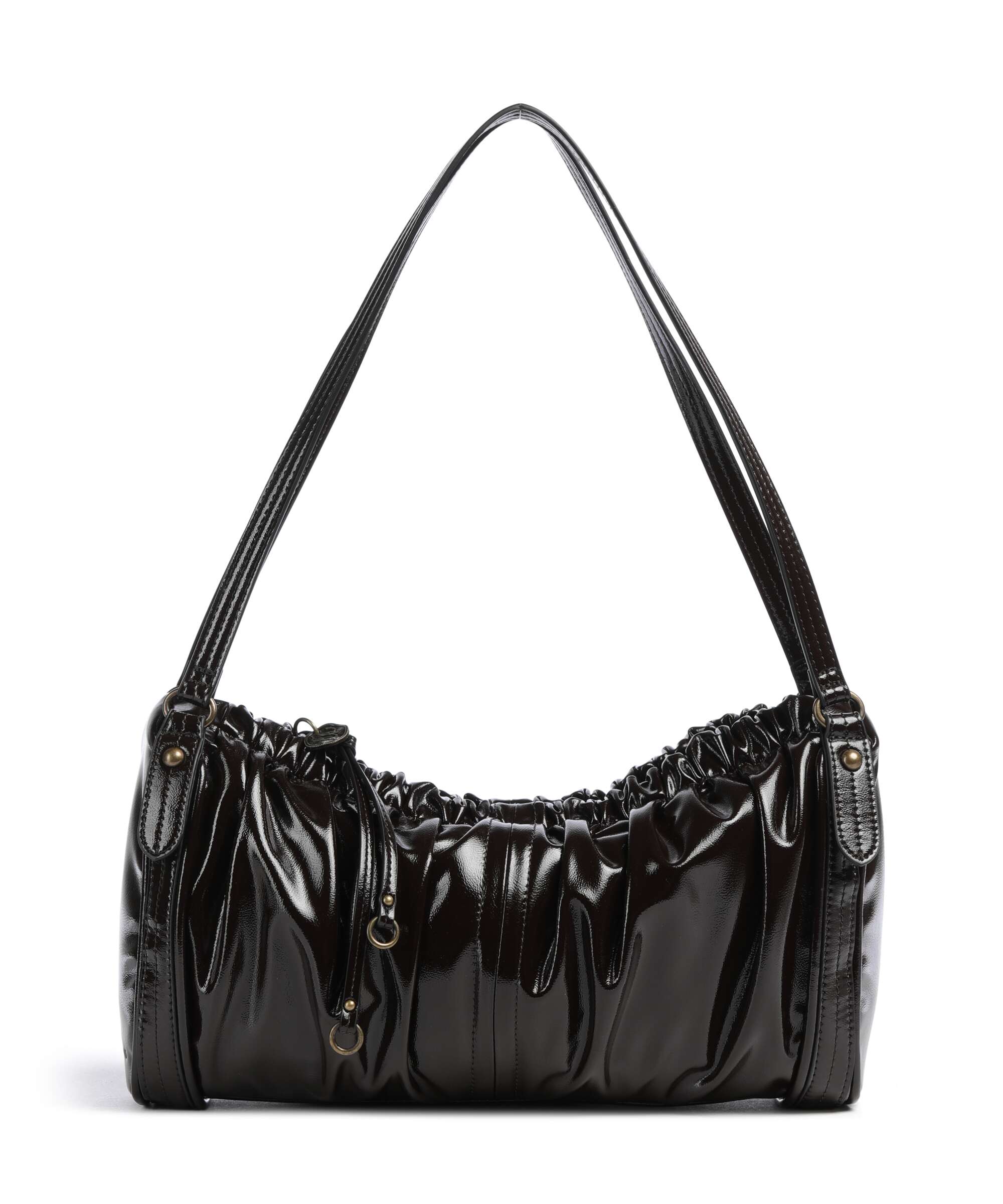 Liebeskind Faye Shiny M Shoulder bag deep soil