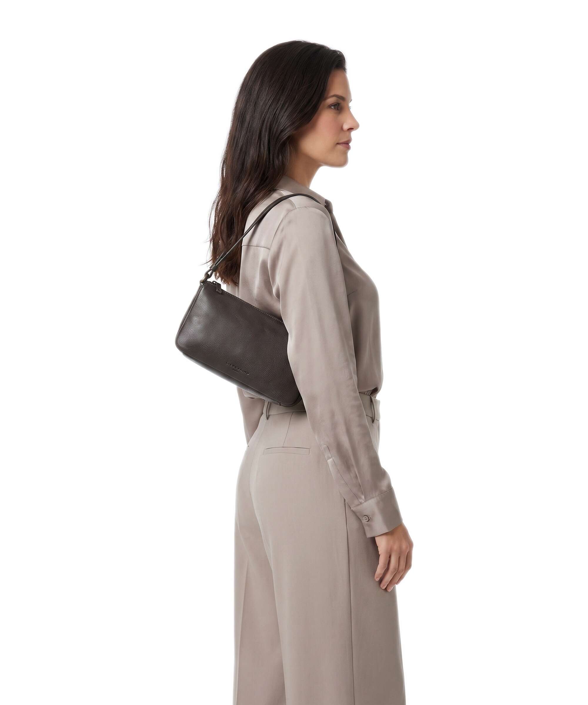 Liebeskind Ryker Cow Natural Shoulder bag deep soil